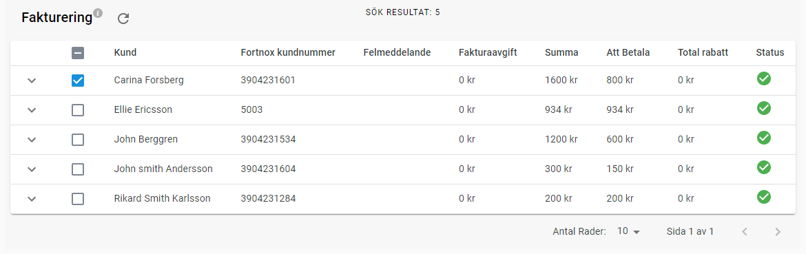 fakturering